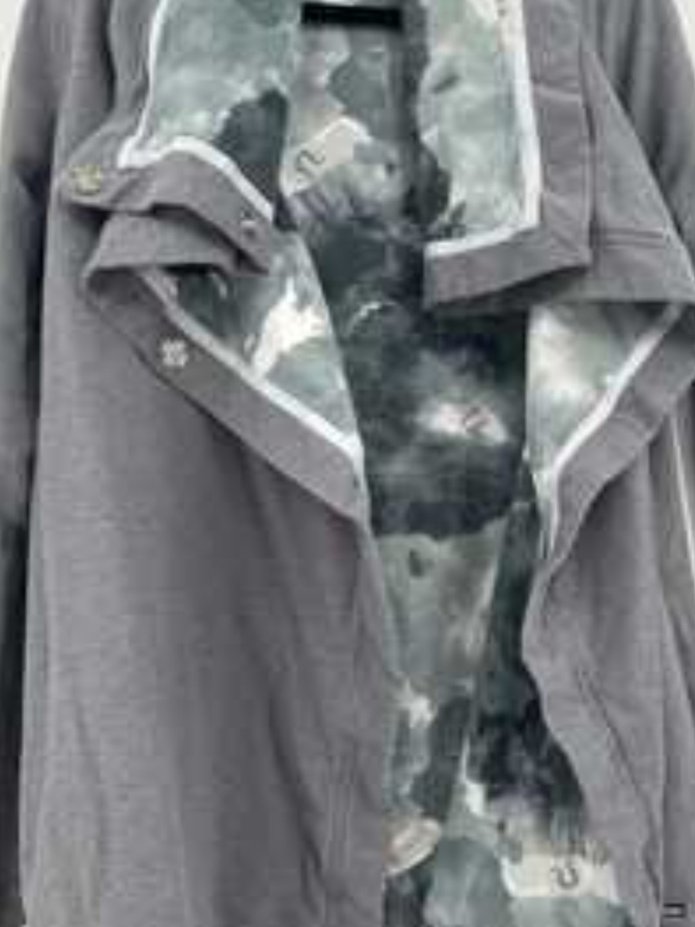 Women’s Gray asymmetrical Like Brand New Lulu Coat Worn Once Size Medium